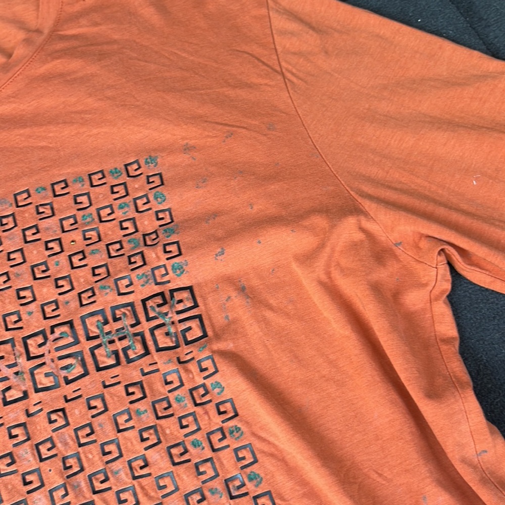 Givenchy Paris long sleeve orange t shirt size large womens - Picture 11 of 13